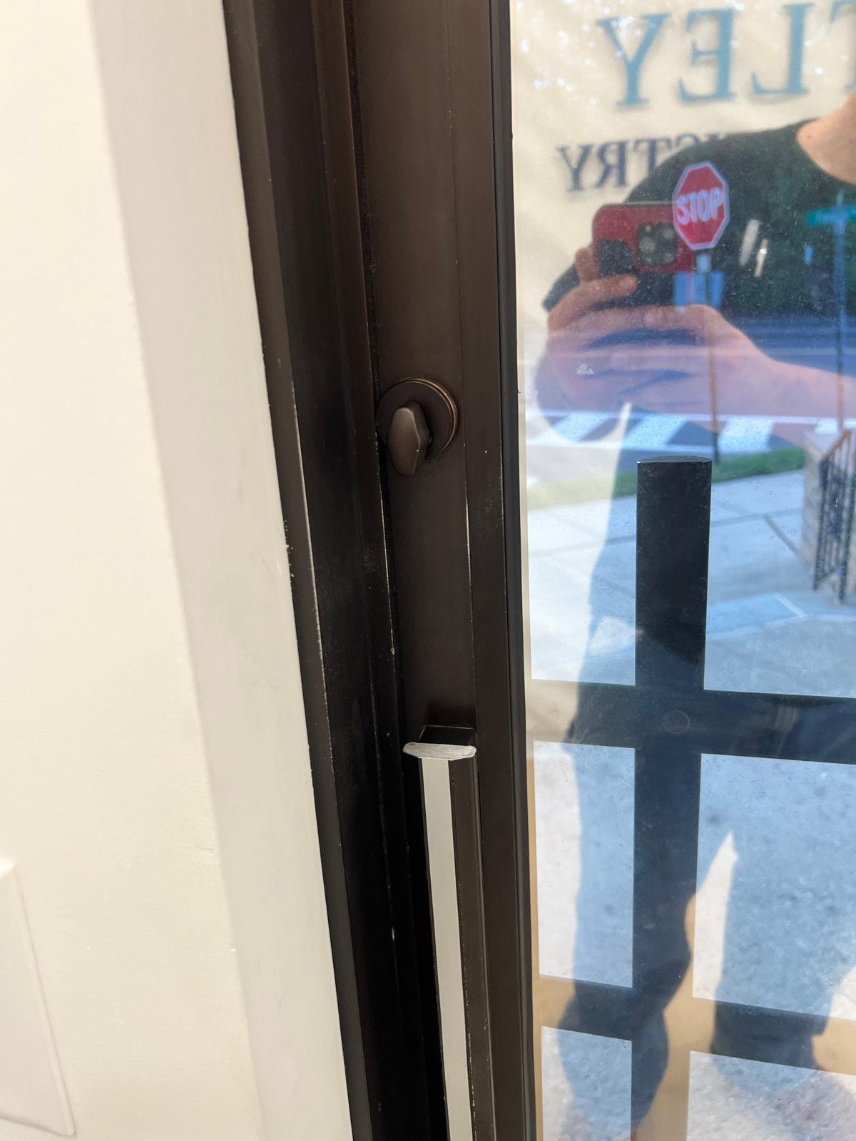 Professional locksmith with commercial key system